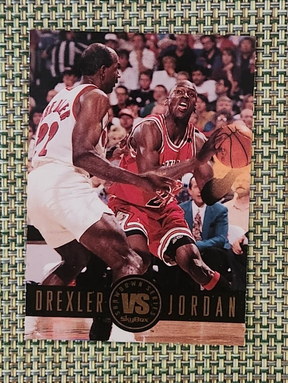 Michael Jordan vs Clyde Drexler Basketball Card